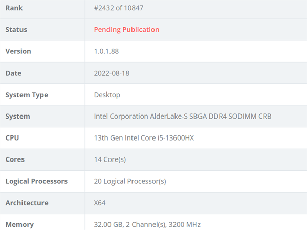 发布仅三个月后:英特尔的顶级新U有了继任者。