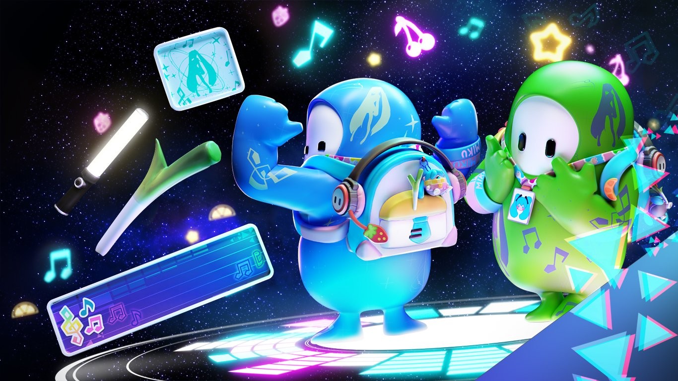 数据矿工爆料:《糖豆人》将链接“初音未来”