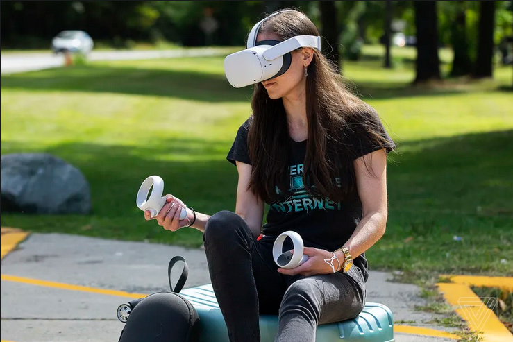 Quest的VR头显正式换成独立账号登录。