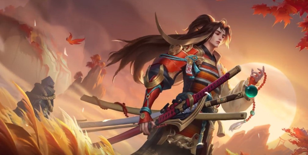 《王者荣耀》橘右京新肤枫霜演示今天上线。