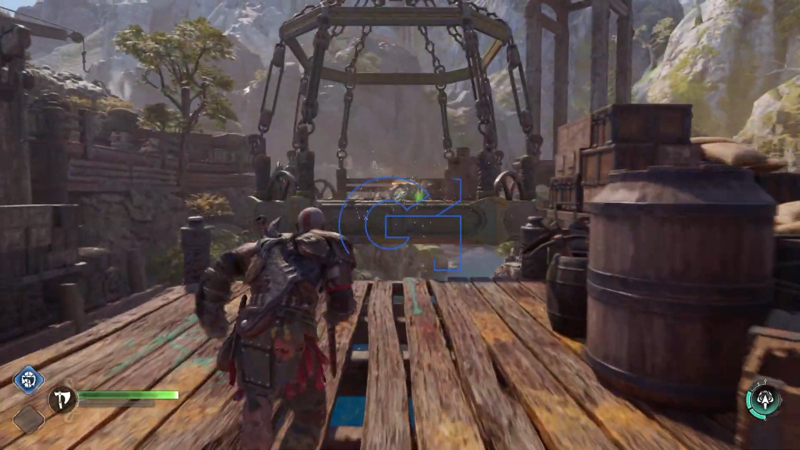 《战神：诸神黄昏》一个新的演示展示武器和战斗技巧。