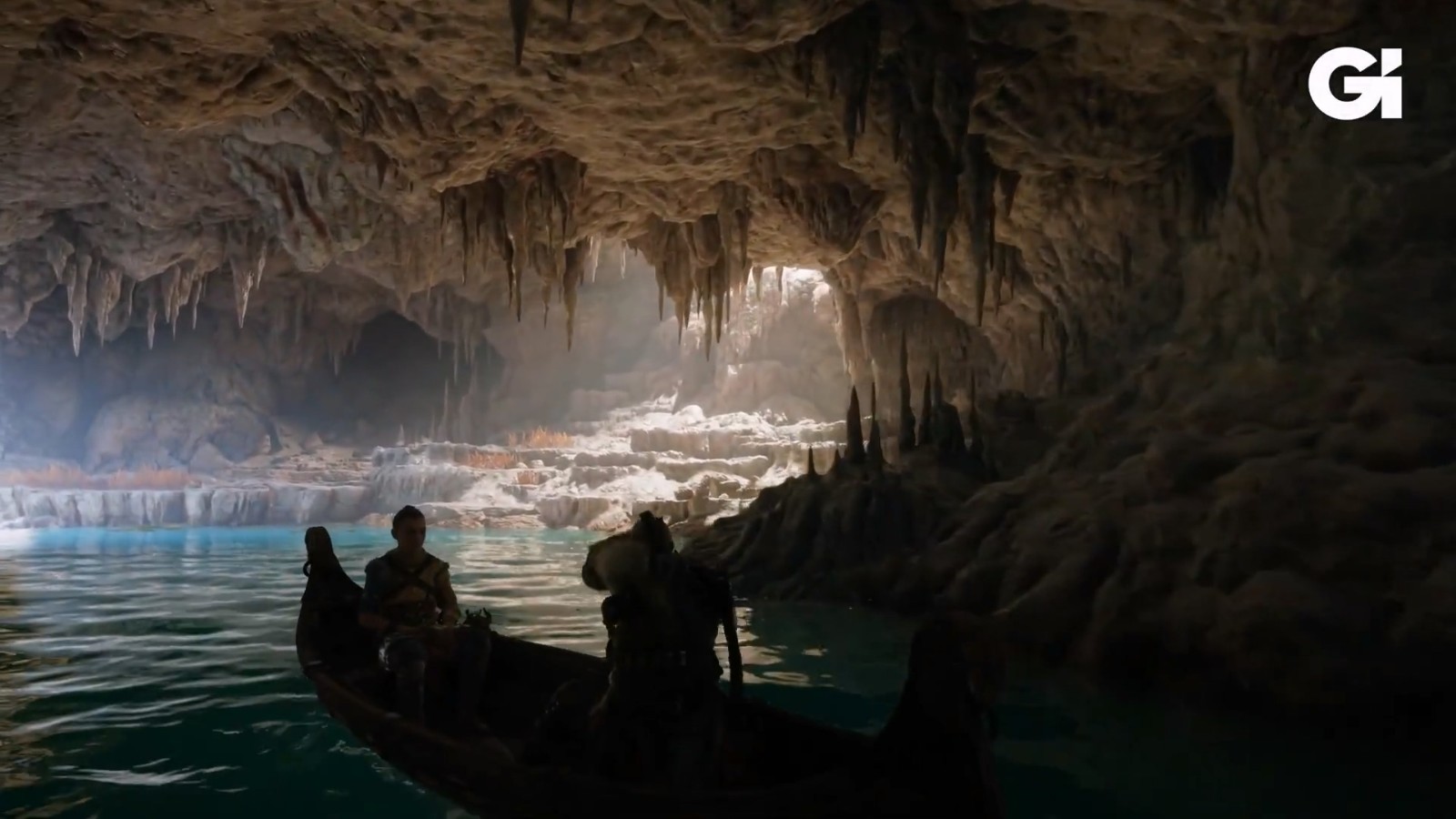 《战神：诸神黄昏》新试玩展示矮人国的关卡场景。