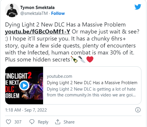 《消逝的光芒2》DLC“血腥领带”提供超过6小时的体验