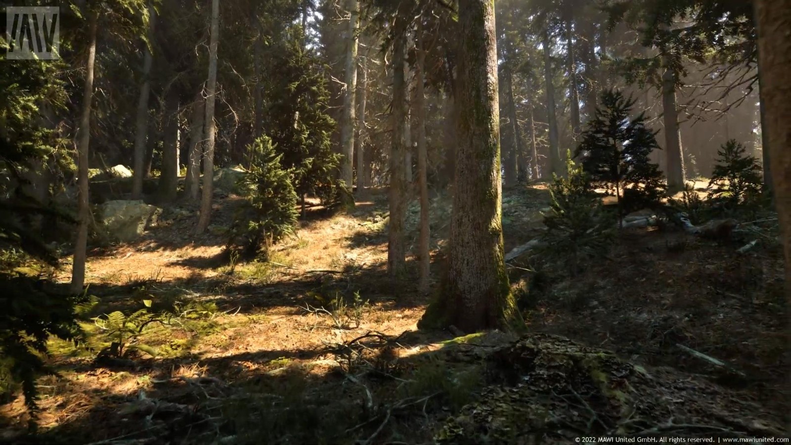 5虚幻引擎“针叶林”技术演示画面太逼真。