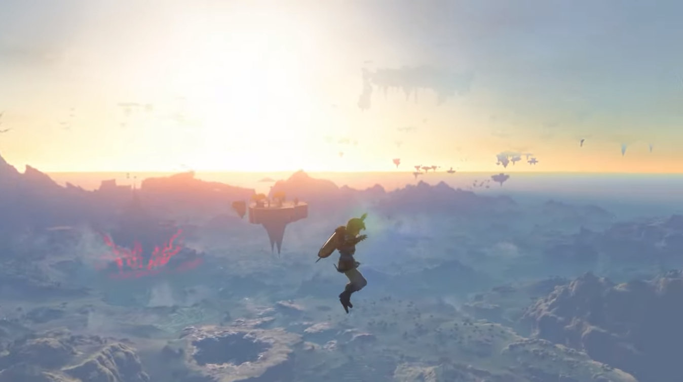 《旷野之息》续集《塞尔达传说：王国之泪》明年5月12日上映。