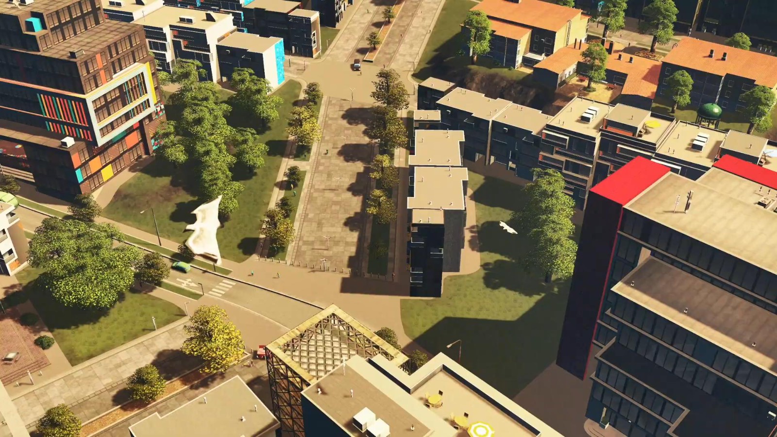 《城市：天际线》“广场与人行道”DLC以68元出售