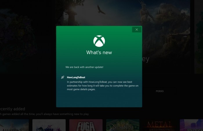 微软PCGP现在可以根据不同的游戏方式显示游戏长度。