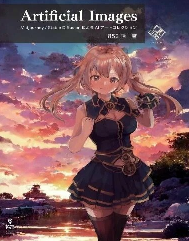 画画比思考更好。日本首款AI绘画艺术图集即将发售。