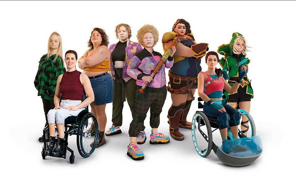 Epic和Dove发起了一个项目，旨在提高游戏中女性角色的多样性。