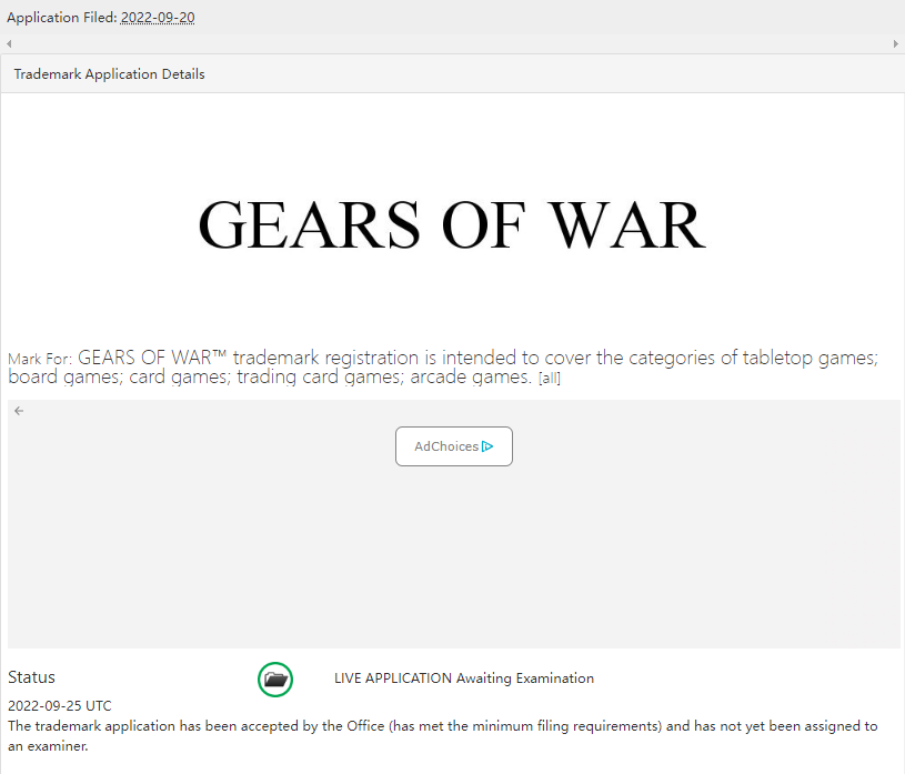 新作要来了？微软申请了新的《战争机器》商标