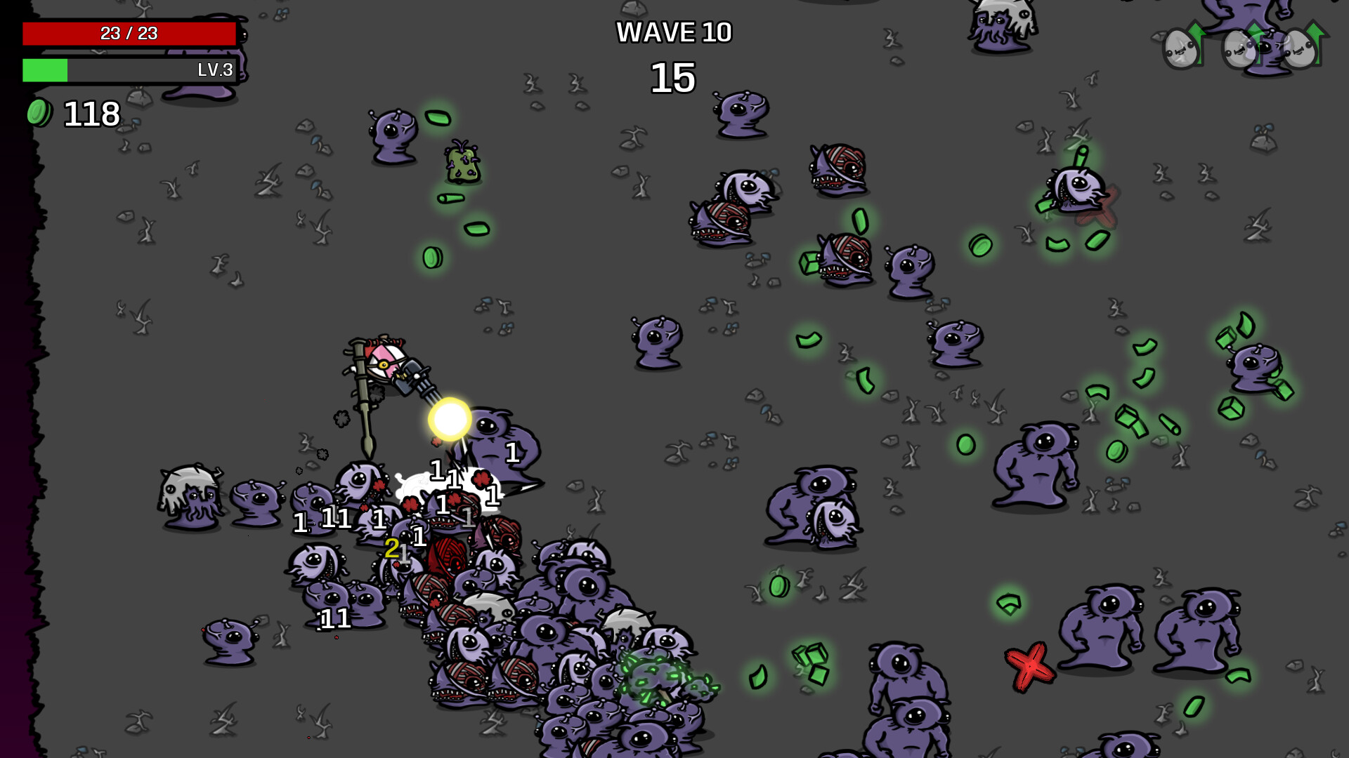 竞技场的光鸽射击游戏《Brotato》在Steam有售。