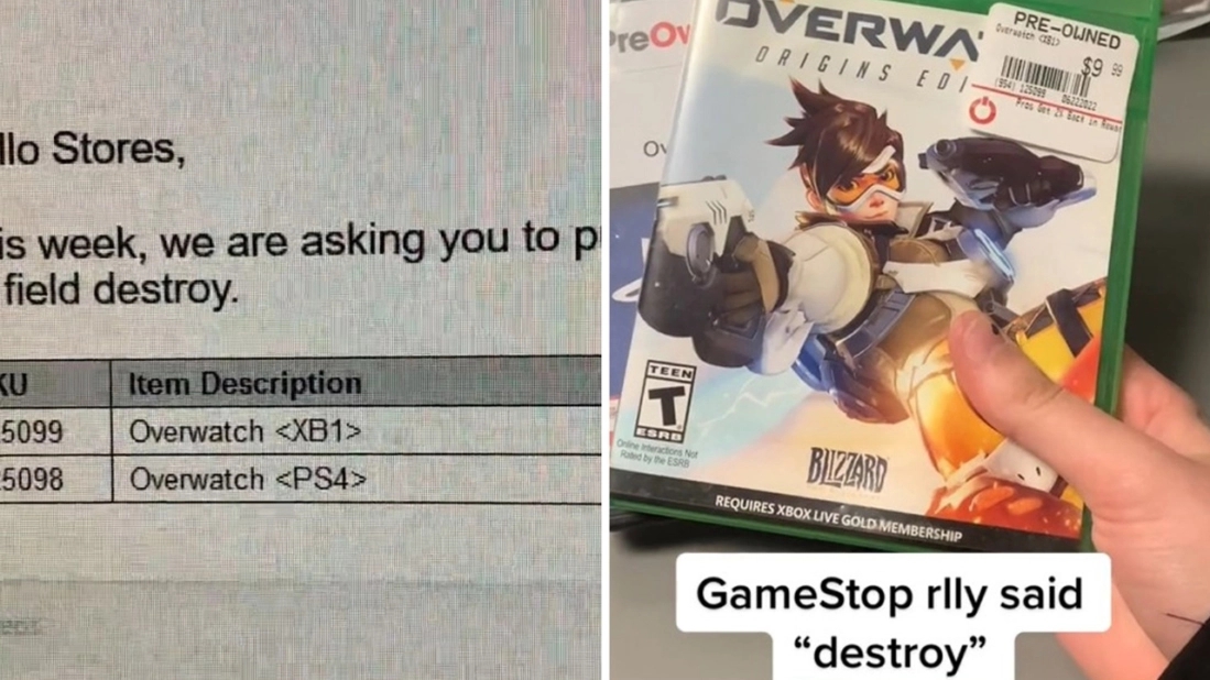 《守望先锋：归来》OnlineGamestop开始销毁《守望先锋》CD