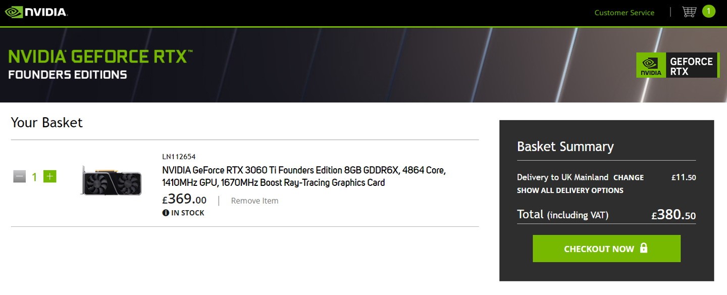 NV推新RTX3060Ti:核心不变，内存升级为GDDR6X