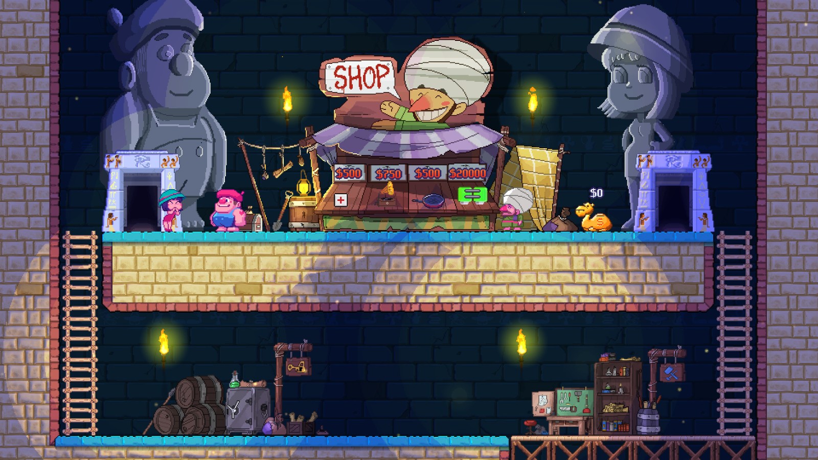 Roguelite冒险游戏《陷洪大冒险》现已在Steam上线。