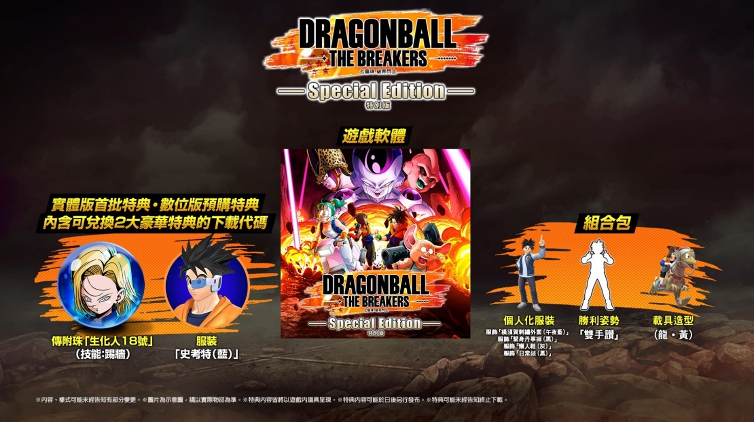 不对称动作游戏《七龙珠 破界斗士》今日上市！