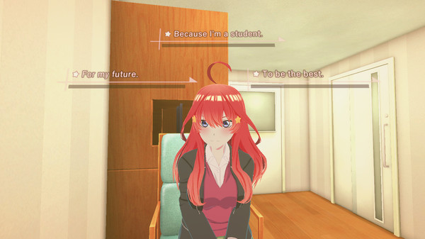 游戏《五等分的花嫁 回忆 VR ~五月~》现已在Steam发售。