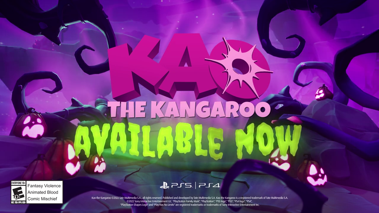 平台上的动作游戏《袋鼠闯天关》万圣节DLC宣传片