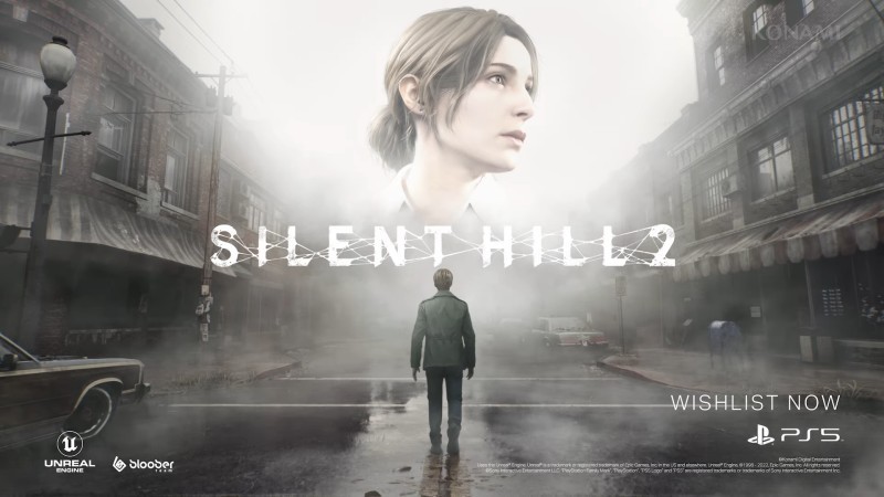 《寂静岭2重制版》PS5版无加载屏幕，支持触觉反馈等。