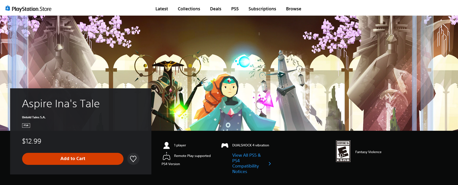 2D动作冒险《高塔：伊娜传奇》现已登陆PS4主机。