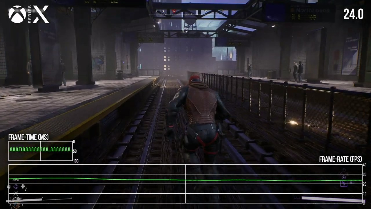 《哥谭骑士》在PS5和Xbox上经常低于30FPS。