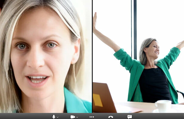 睡眠在线会议也可以由新的AI系统提供。虚拟人像完全可以胜任。