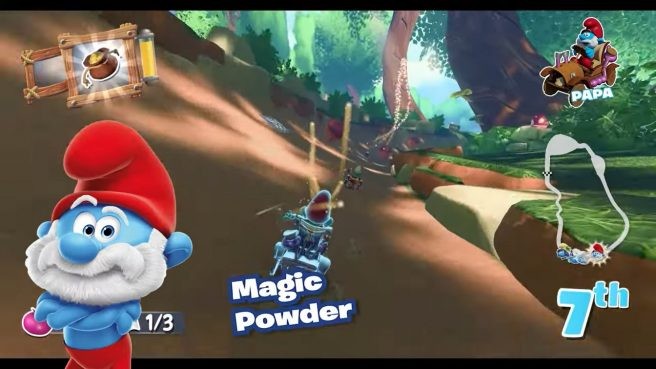 《蓝精灵卡丁车》公共游戏魔术道具演示视频