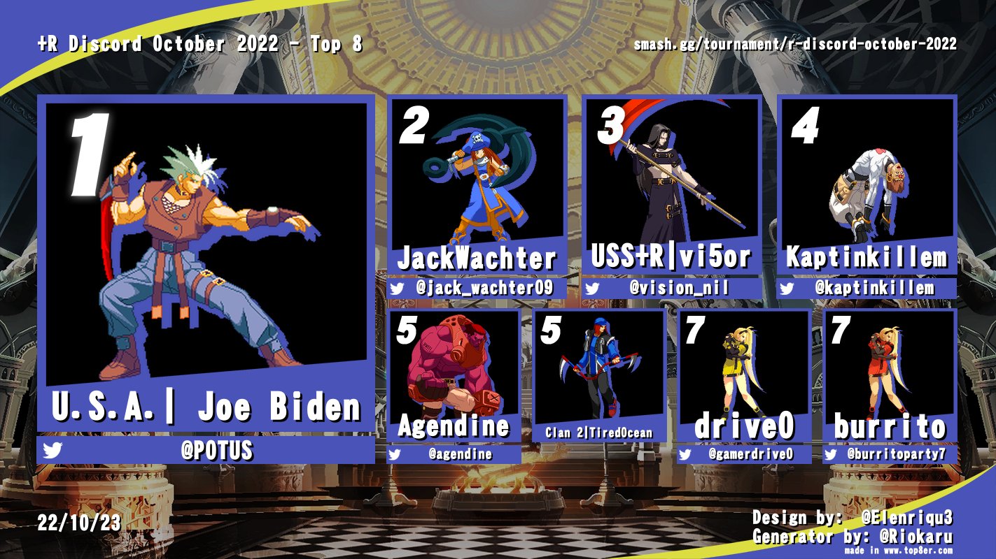 玩家以美国总统的名义参加《罪恶装备》锦标赛，并获得冠军。