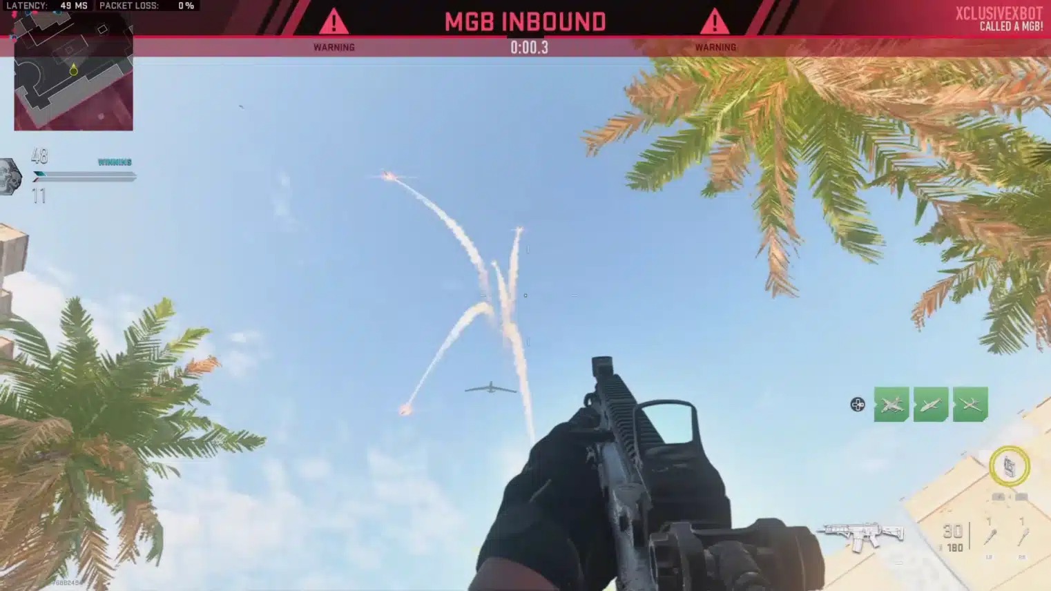 《使命召唤19》连杀后仍有战术核弹可以直接取胜。