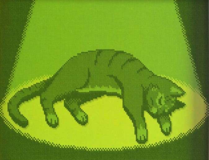 《迷失》登录任天堂GB掌机屏幕就是这样。