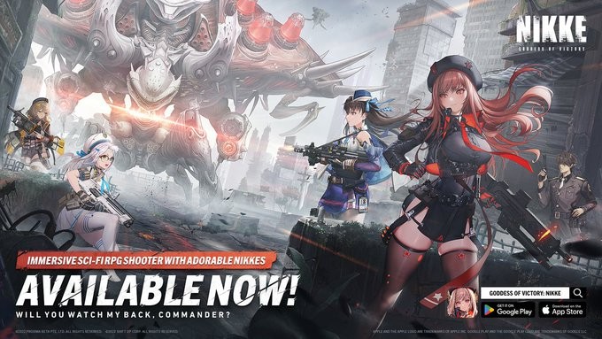 《腻姐》手游《Nikke：胜利女神》正式开放支持中文。