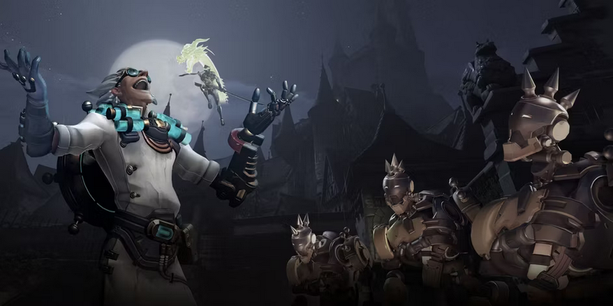 《守望先锋：归来》万圣节活动有的玩家排队等半个小时。