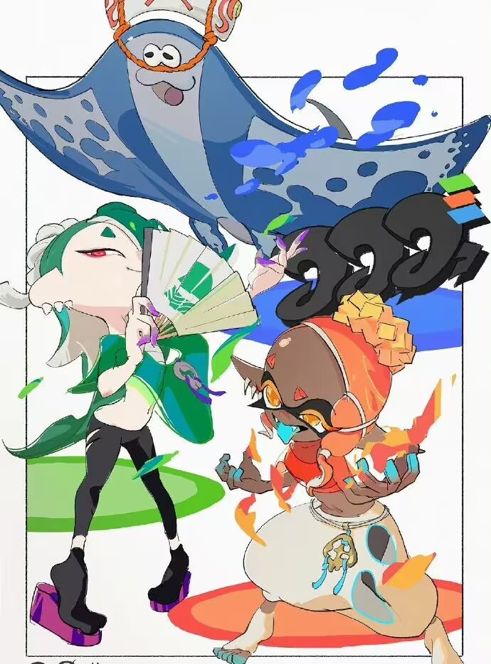 《喷射战士3》联动《宝可梦 朱紫》节日活动即将到来！