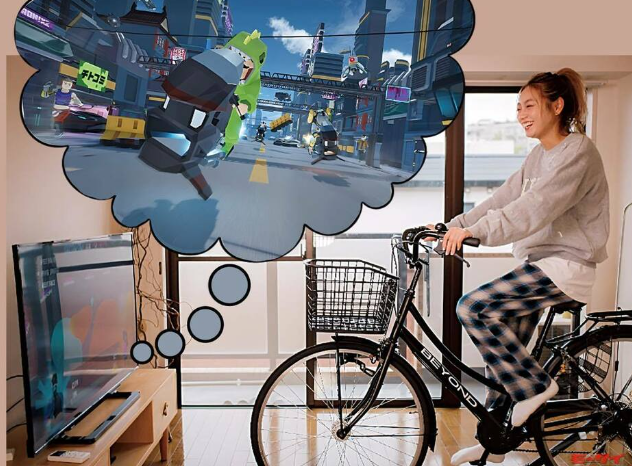 健身游戏才是正道。KINIX为健身器开发了一个多人竞技游戏系统。