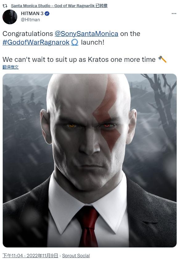 庆祝《战神：诸神黄昏》各大游戏厂商的美好祝愿。