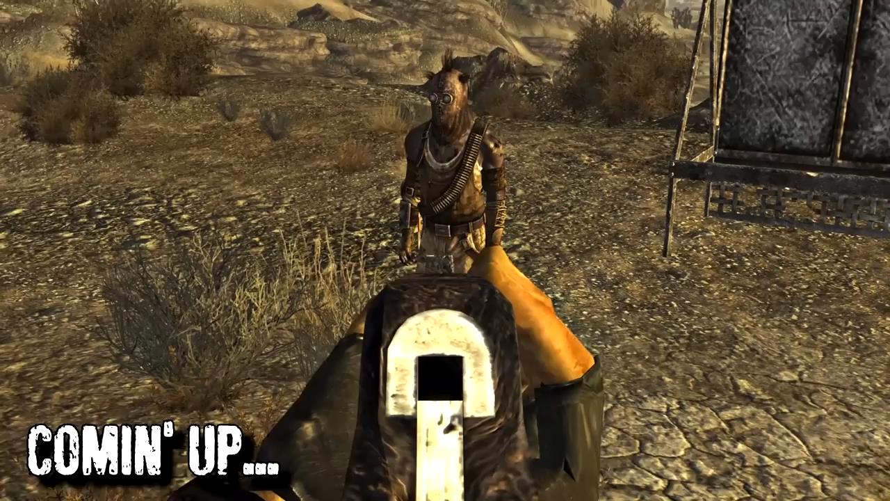 《辐射：新维加斯》加载40多个mod演示战斗更精彩。