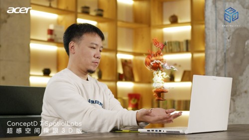 3D创作不再依赖想象，宏碁裸眼3D技术助力GGAC大师创作。