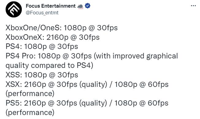 《暗邪西部》PS5和XBX图形模式发布:4K/30帧或1080p/60帧。