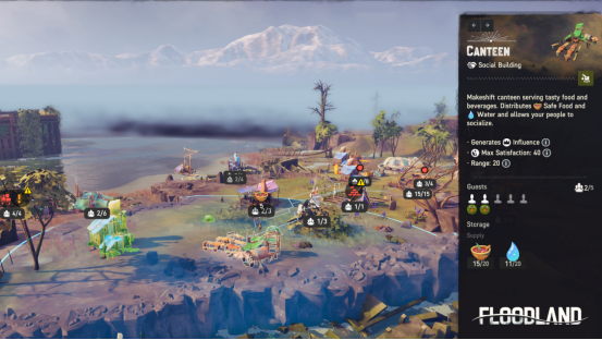 后启示录生存城市建设游戏《Floodland》现已登陆Steam平台。