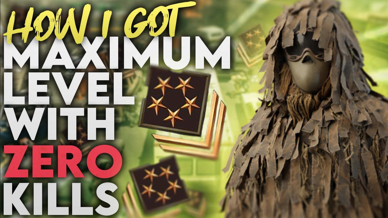 《使命召唤19》和平主义玩家不杀人就升满级。