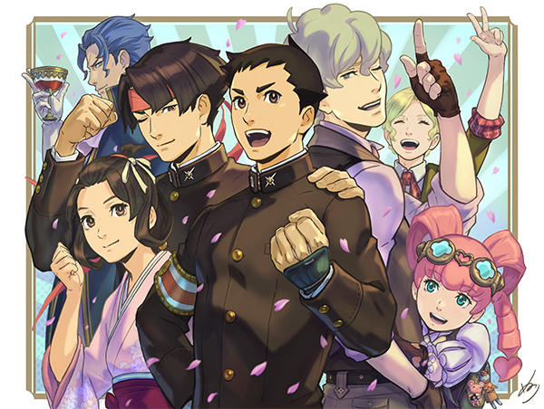 《大逆转裁判12》纪念插画产品今日发售。