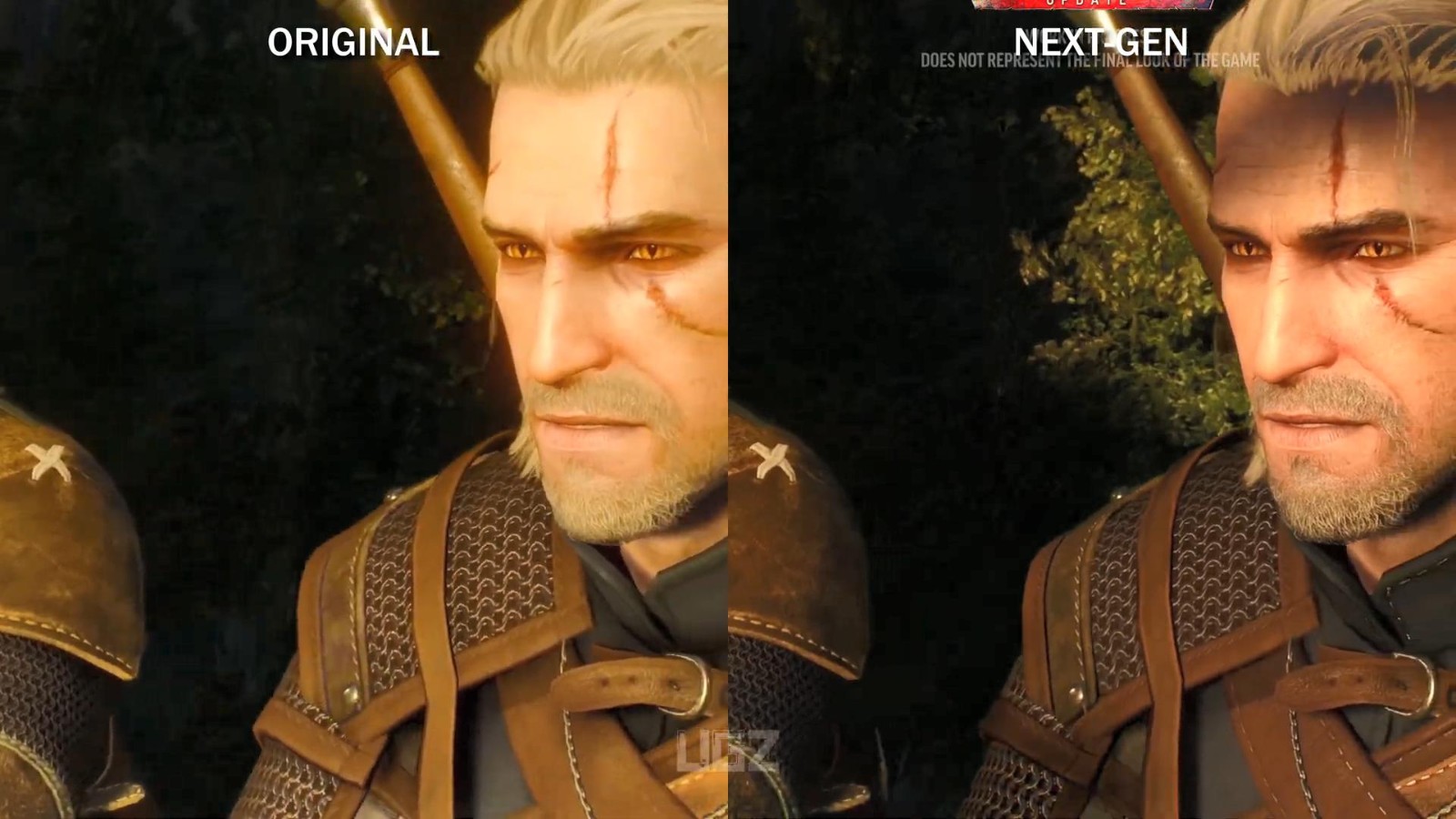 《巫师3》下一代版本和原版的图形效果大幅提升。