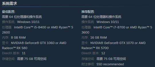 《木卫四协议》PC配置公布推荐配置GTX1070