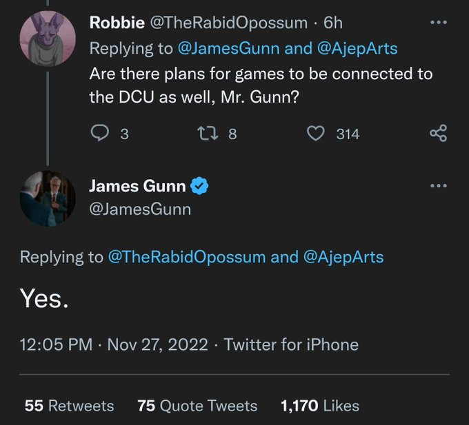 DC总统证实，华纳的未来游戏将与DCuniverse相连。
