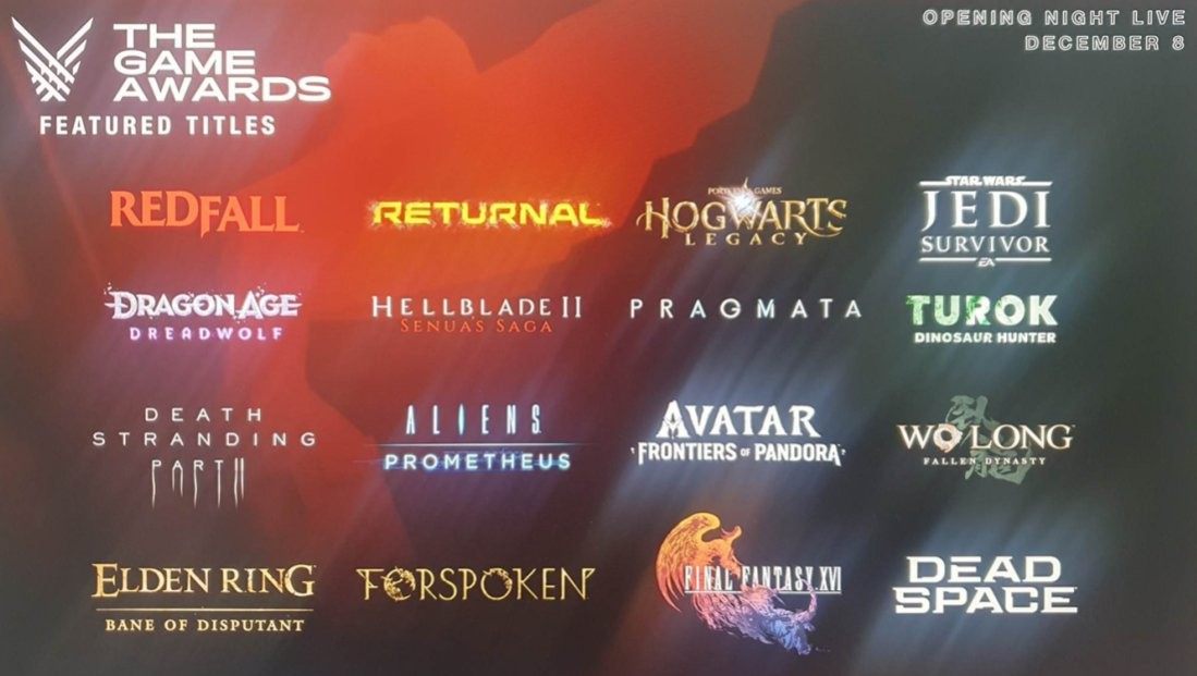 线上2022TGA游戏榜主持人出面辟谣:都是假的。