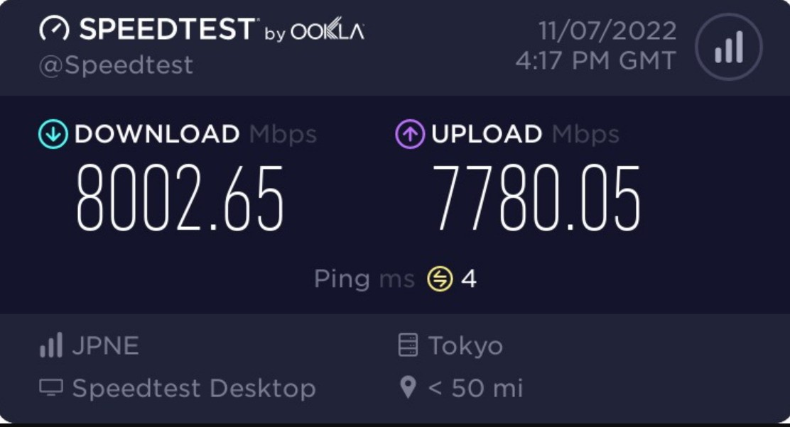 10兆宽带有多酷？网友实测:上行限速快赶上SSD了。