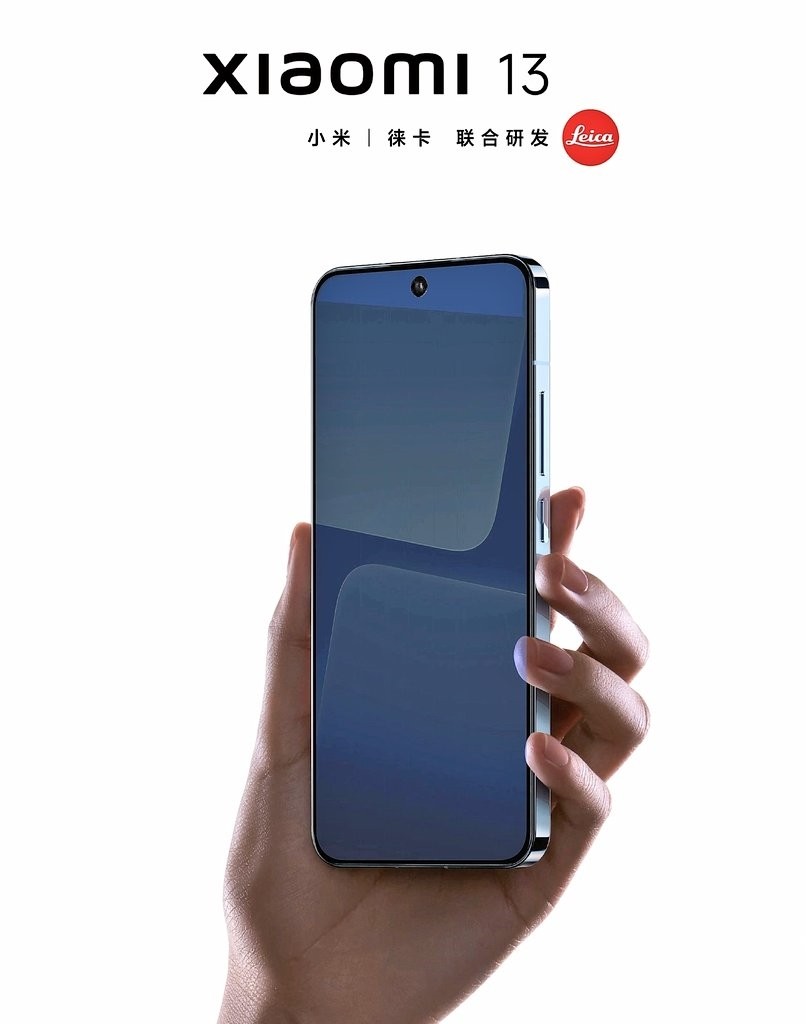 新一代旗舰小米13曝光在眼前:直角，极窄，四边。
