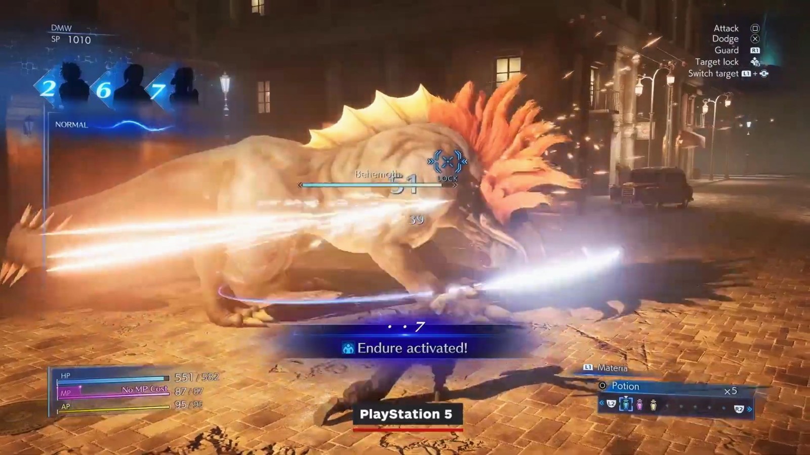 《最终幻想7：核心危机 再融合》PS5版本较原版本有所改进。