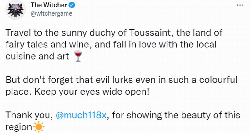 《巫师3》下一代DLC血与酒演示陶森特美景。