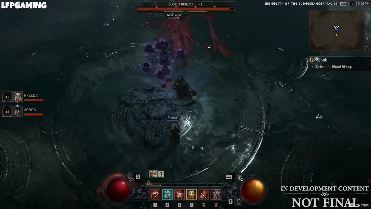 《暗黑破坏神4》40分钟真机演示显示Boss打架捏人。