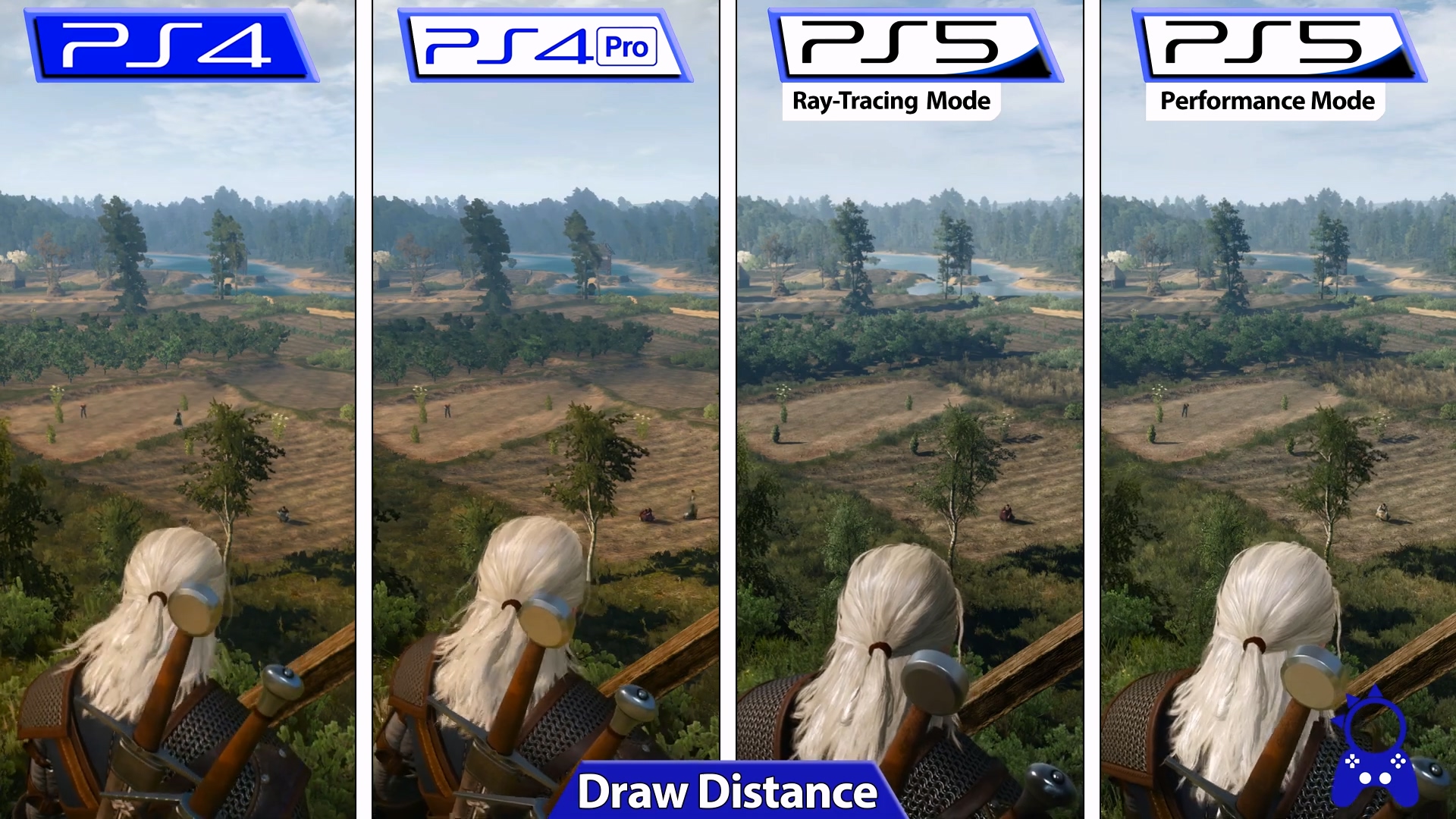 《巫师3》画面对比:PS4vsPS4ProvsPS5
